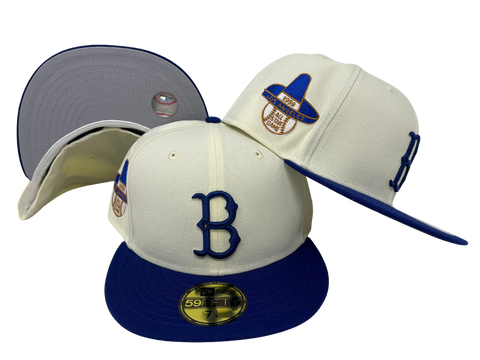 Brooklyn Dodgers Fitted New Era 59Fifty 59 ASG Chrome Blue Cap Hat