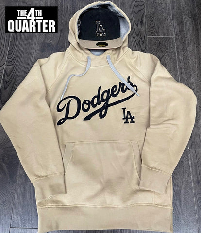 Dodgers Mens Sweatshirt Antigua Victory Pullover Hoodie Khaki – THE 4TH  QUARTER