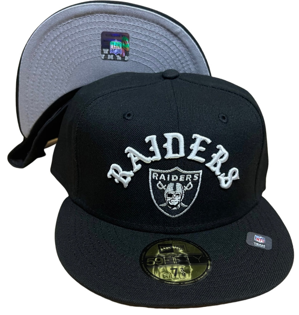 NEW ERA 59FIFTY NFL LAS VEGAS RAIDERS DARK GREEN / GREY UV FITTED CAP