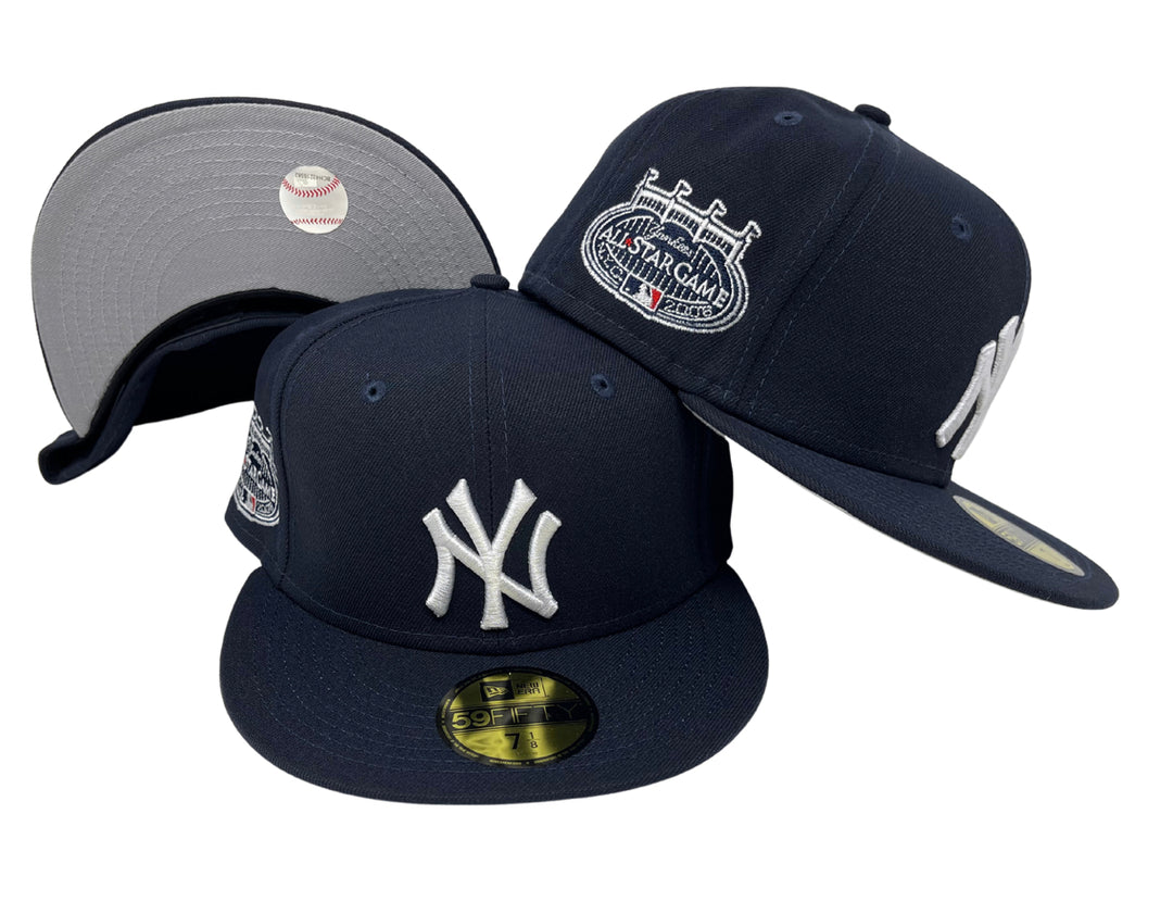 New York Yankees Fitted New Era 59Fifty 2008 All Star Game Navy Hat Cap - THE 4TH QUARTER