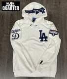 Los Angeles Dodgers Mens Sweatshirt Pro Standard White Hoodie