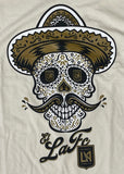 Los Angeles FC Mens T-Shirt Mitchell & Ness Ofrenda Skull Tee Cream