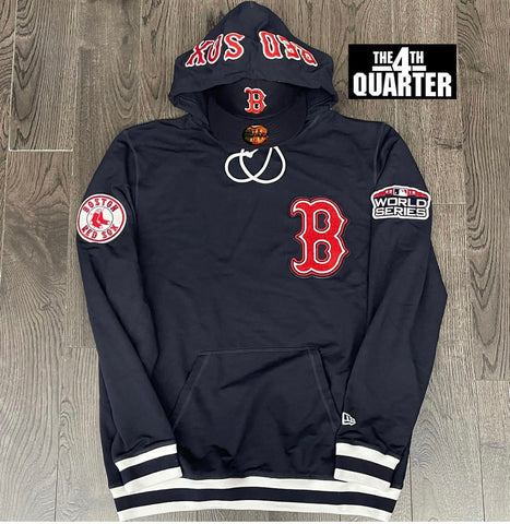Boston Red Sox Mens Sweatshirt New Era Elite Hoodie Navy