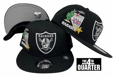 Las Vegas Raiders Snapback New Era 9Fifty Icon Cap Black Cap Hat