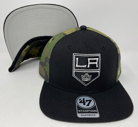 LOS ANGELES LA KINGS '47 BRAND VINTAGE LOGO HOCKEY NHL SNAPBACK HAT Rare