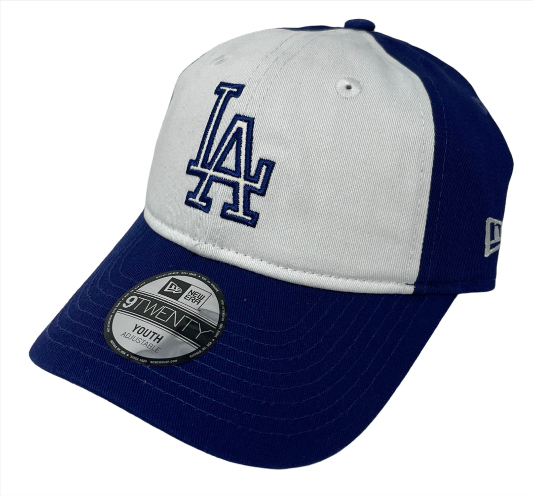 Los Angeles Dodgers Strapback Youth New Era 9Twenty Logo Glam Cap Hat - THE 4TH QUARTER
