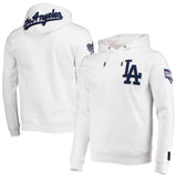 Los Angeles Dodgers Mens Sweatshirt Pro Standard White Hoodie