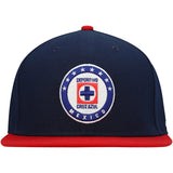 Cruz Azul Fitted Fan Ink Cap Hat Navy Red