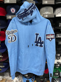 Los Angeles Dodgers Mens Sweatshirt Pro Standard University Blue Hoodie