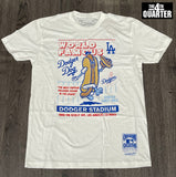 Los Angeles Dodgers T-Shirt Mitchell & Ness Dodger Dog Tee White