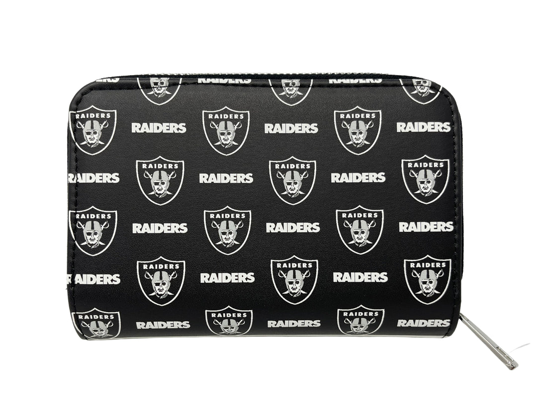 Las Vegas Raiders Womens Stitched Little Earth Wallet
