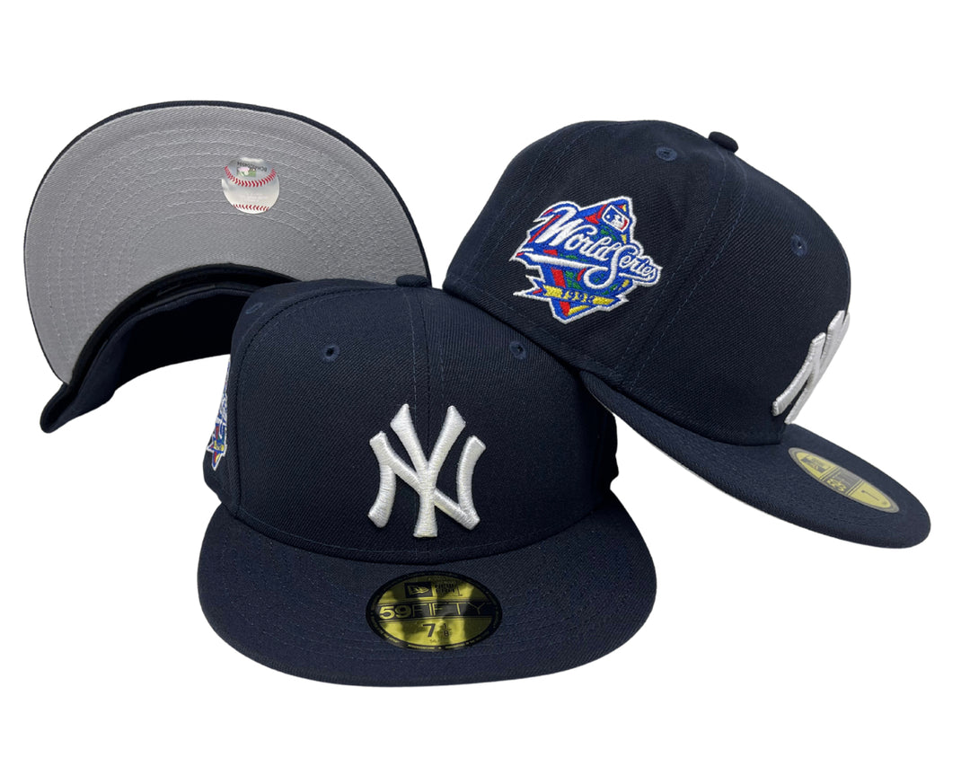 New York Yankees Fitted New Era 59Fifty 1998 World Series Navy Hat Cap - THE 4TH QUARTER