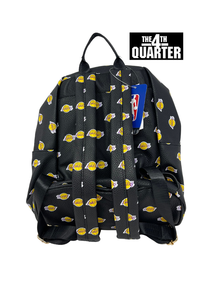 Los Angeles Lakers Premium Leather Backpack - THE 4TH QUARTER
