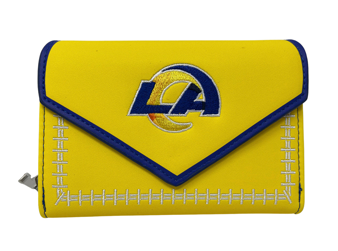 Los Angeles Rams Womens Stitched Little Earth Wallet - THE 4TH QUARTER