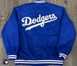 Los Angeles Dodgers Mens Reversible Heavyweight Royal Wool Jacket