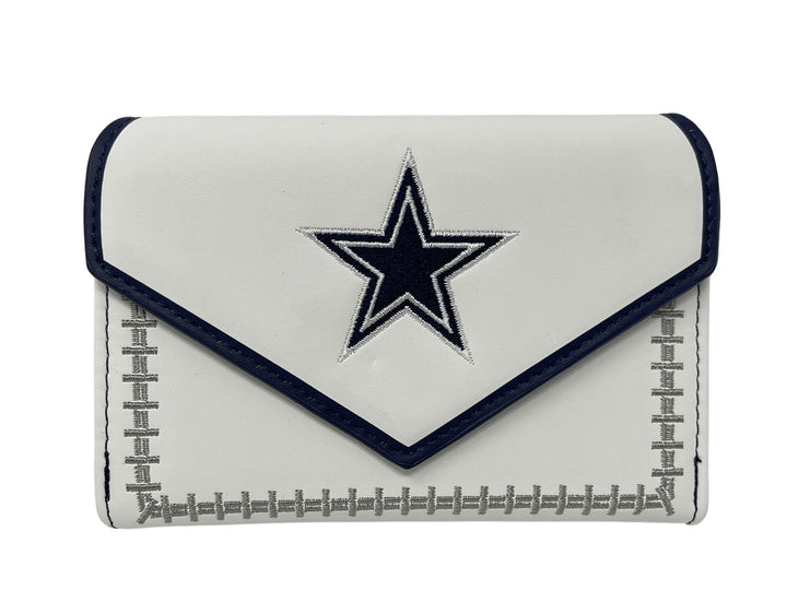 Dallas Cowboys Womens Stitched Little Earth Wallet - THE 4TH QUARTER