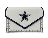 Dallas Cowboys Womens Stitched Little Earth Wallet - THE 4TH QUARTER