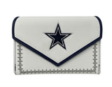 Dallas Cowboys Womens Stitched Little Earth Wallet