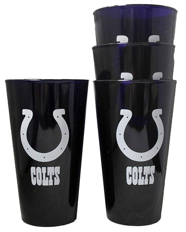 NFL Indianapolis Colts Foldable Water Bottle, 16-ounce, 2-Pack