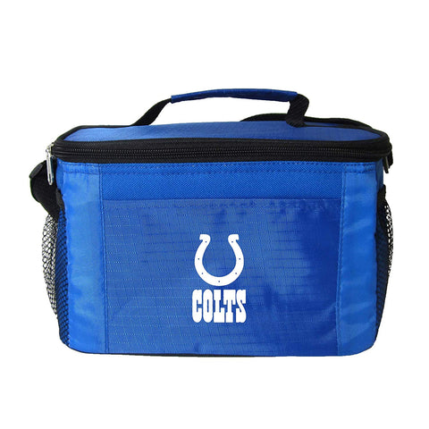 Indianapolis Colts 6-Pack Cooler Lunch Bag Black