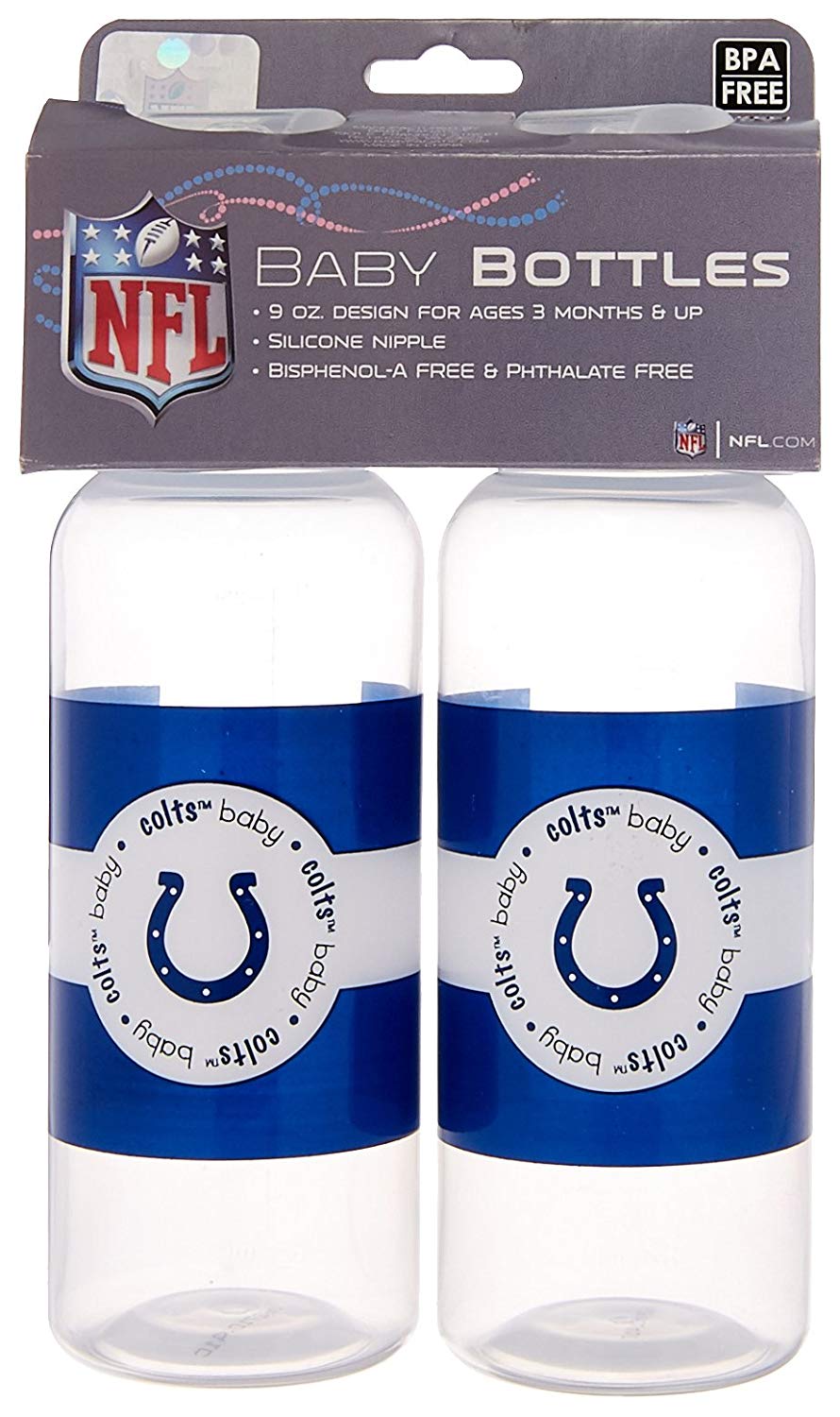 Indianapolis Colts 9 oz. Bottles (2pk) - THE 4TH QUARTER
