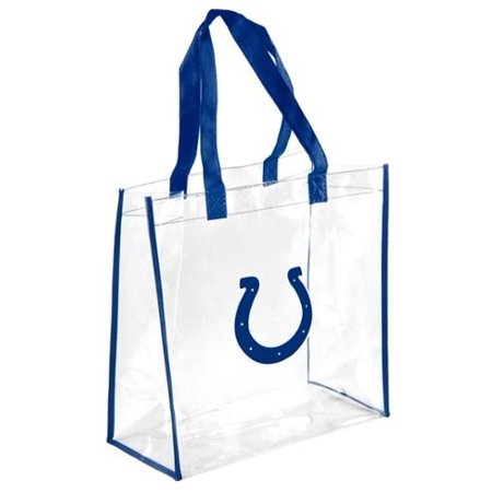 Indianapolis  Colts Clear Square Color Trim Tote Bag