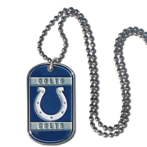 Indianapolis Colts Dog Tag Necklace