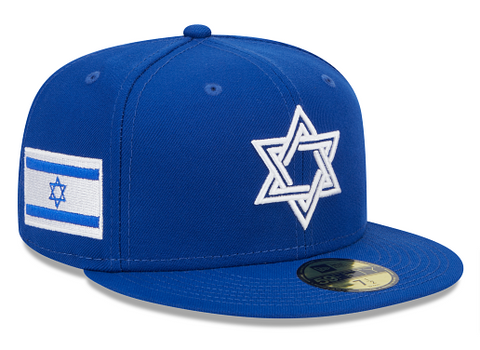 Israel Fitted New Era 59FIFTY 2023 World Baseball Classics Blue Hat Cap