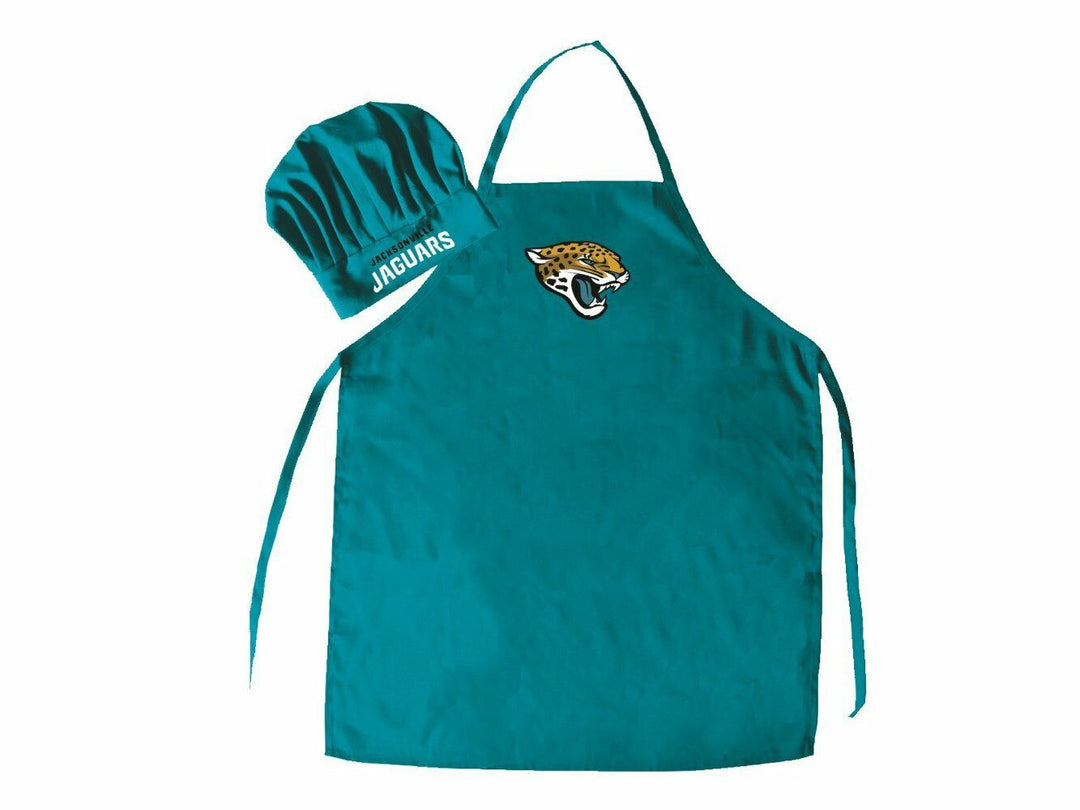 Jacksonville Jaguars Cooking Apron and Chef Hat Set 2-Piece - THE 4TH QUARTER