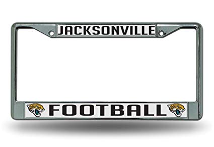 Jacksonville Jaguars Chrome License Plate Frame - THE 4TH QUARTER