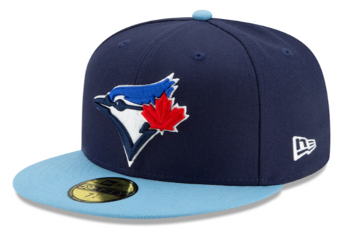 Toronto Blue Jays Fitted New Era 59FIFTY Alternate On Field Navy Sky Cap Hat