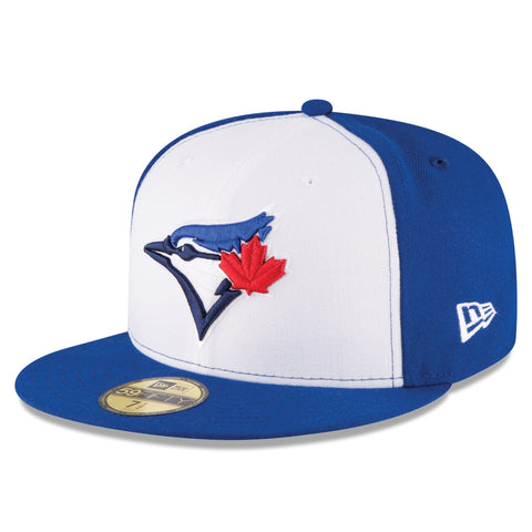 Toronto Blue Jays Fitted New Era 59Fifty On-Field Authentic Tri White/Royal 2017 Cap Hat