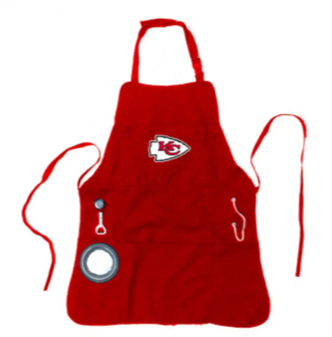 Kansas City Chiefs Red Four-Pocket Apron
