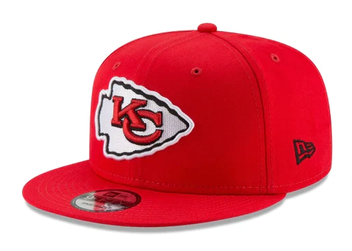 Kansas City Chiefs Snapback New Era Team Basic Cap Hat Red - THE 4TH QUARTER