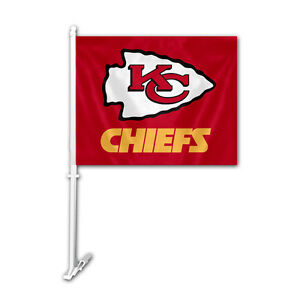 Kansas City Chiefs Tailgating Truck or Car Flag Logo - THE 4TH QUARTER