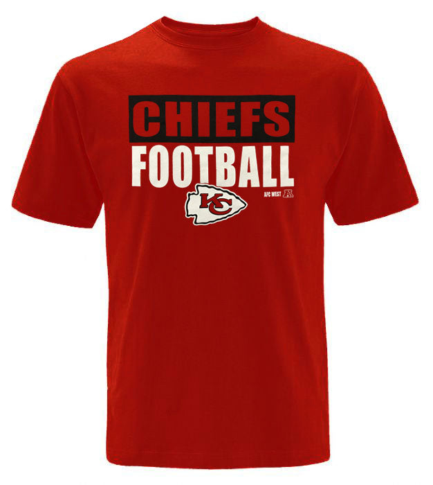 Kansas City Chiefs Mens T-Shirt 47 Brand Football Red - THE 4TH QUARTER
