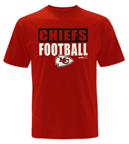 Kansas City Chiefs Mens T-Shirt 47 Brand Football Red