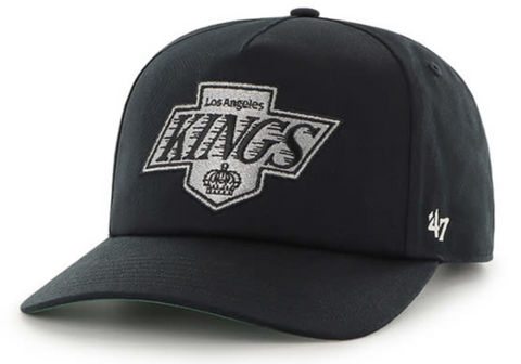 Los Angeles Kings Snapback 47 Brand Vintage Logo Captain Cap Hat Black