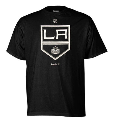 Los Angeles Kings Mens Reebok Shield Logo T-Shirt Black - THE 4TH QUARTER