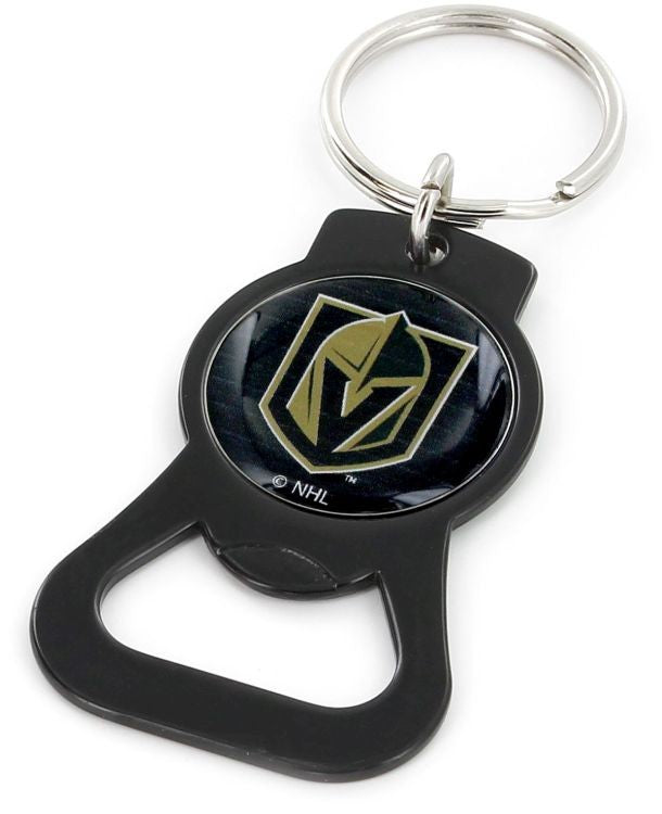 Vegas Golden Knights Keychain Bottle Opener Black - THE 4TH QUARTER