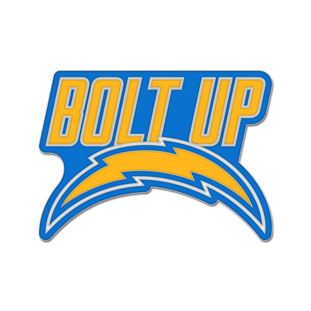 Los Angeles Chargers Slogan Lapel Pin THE 4TH QUARTER