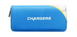 Los Angeles Chargers Womens Wallet Curve Zip Organizer