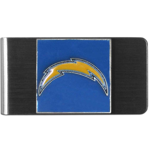 Los Angeles Chargers Stainless Steel Money Clip