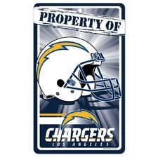 Los Angeles Chargers Bar and Home Decor Property of Sign - THE 4TH QUARTER