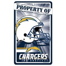 Los Angeles Chargers Bar and Home Decor Property of Sign