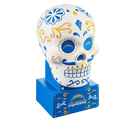 Los Angeles Chargers Sugar Skull Statue - THE 4TH QUARTER