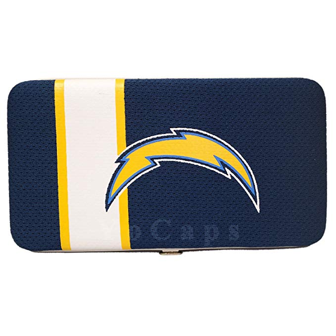 Los Angeles Chargers Ladies Mesh Tri-fold Organizer Wallet - THE 4TH QUARTER