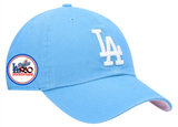Los Angeles Dodgers Strapback '47 Brand Clean Up 1980 All Star Game Adjustable Cap Hat Sky Pink UV