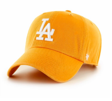 Los Angeles Dodgers Strapback '47 Brand Clean Up Gold Adjustable