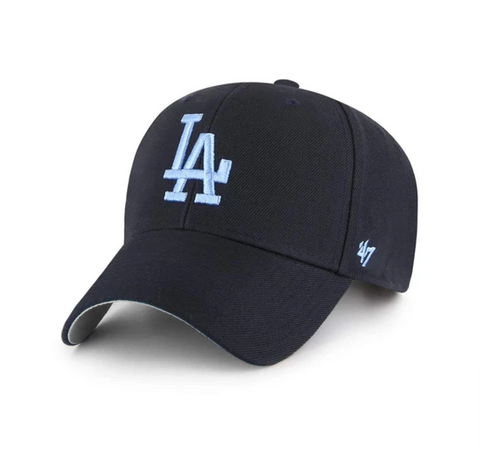 Los Angeles Dodgers Snapback '47 Brand MVP Adjustable Cap Hat Navy Grey UV